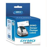 Dymo Labels - Black;white - 31.8 X 41.3 Mm Dymo Stamps 200 Labels Per Roll 1 Roll