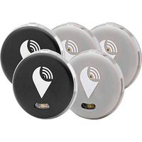 TrackR pixel - Bluetooth Tracking Device. Key Tracker. Phone Finder. Wallet Locator - 3 Gray, 2 Black (5 Pack)