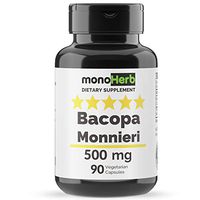 Bacopa Monnieri Extract 500 mg per Capsule - 90 Vegetarian Capsules
