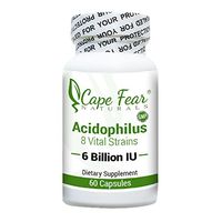 Cape Fear Naturals Acidophilus, 8 strains/6 Billion Units Natural proboitic, 60 Capsules