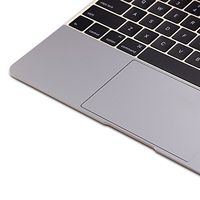 Leze - Half Palm Rest Cover Skin with Trackpad Protector for MacBook Pro 13-inch Model A1708 MLL42LL/A & MLUQ2LL/A (2016 Released, No Touch Bar) - Sliver