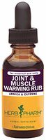 Herb Pharm Joint and Muscle Warming Rub with Cayenne Liquid Extract - 1 Ounce