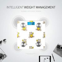 Cute Bear Eating Sweet Honey Most Accurate Bathroom Scales Fat Weight Scale Electronic Bathroom Scale Tracks 8 Key Compositions Analyzer Sync with Fitness Apps 400 Lbs