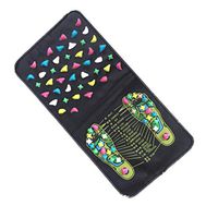 Cabilock 1pc Walk Stone Foot Massage Mat Acupressure Acupoint Foot Massager Relax Mat for Muscle Pain Relieve