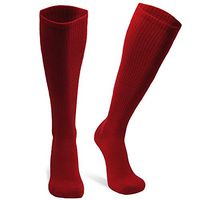 DANISH ENDURANCE Organic Graduated Compression Socks (Red 1 Pair, US Women 8-10 // US Men 6.5-8.5)