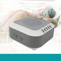 NACHEN Sleep White Noise Machine Tones Sound Therapy Machine Sound Conditioner for Relax and Rest Easily, Sleep Therapy System,White,11X11x5.5Cm