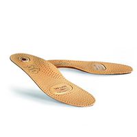 Premium Orthotic Leather Shoe Insoles Inserts with Arch Support and Gel Cushion for Men and Women, Kaps Relax Gel, All Sizes (Men / 10-11 US)