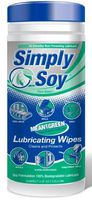 Nutek Green BET-0020 Simply Soy Lubricating Wipes Canister