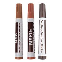 Furniture Markers Touch Up Repair System - Scratches Restore Kit for Floor Stains Tables Desks Scratches (A)
