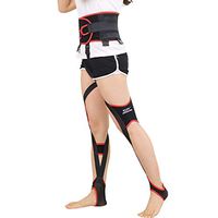 Hcwlxjy Legs Posture Corrector Unisex O/X-Type Bow-Legged Correction Bandage Belt Knock Knees Recovery Beauty Straightening Belt Fixer,Black,M