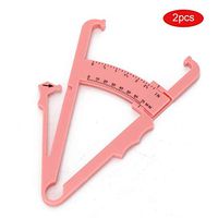 Body Caliper Skinfold Tester, 2Pcs Personal Body Monitor Slimming Measure Tool for Accurately Measuring Fitness, Skin Fold Measurement