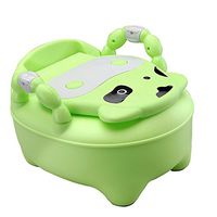 ZDONGU ZJBDQ Mobile Commode Chair to Increase Children's Toilet, Baby Toilet, Green