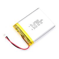 AKZYTUE 3.7V 3300mAh 105060 Lipo Battery Rechargeable Lithium Polymer ion Battery Pack with JST Connector