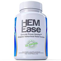 Hemorrhoid Treatment Pills Hem-Ease All Natural – Rapid Absorption, Long Lasting Comfort, InstantPain Relief –Calm Swollen Hemorrhoids, Minimize Bleeding & Burning, Improve Colon Health