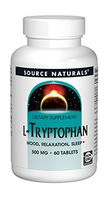 Source Naturals L-Tryptophan with Coenzyme B-6 500mg - 60 Tablets