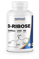 Nutricost D-Ribose 2800mg, 240 Capsules - Veggie Caps, Non-GMO, Gluten Free