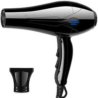 QAZWSXE Negative Ionic Hairdryer,Hair Dryer Portable,Home Hair Dryer Multiple Security Protection Double Switch Design 6 Speed Adjustment Overheat Protection Fast Heating