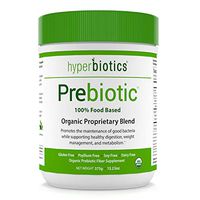 Hyperbiotics Organic Prebiotic Powder - Promotes Growth of Good Bacteria While Supporting Healthy Digestion (with Jerusalem Artichoke and Acacia Fiber) - 375g (54 Servings)