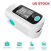 Pulse Oximeter, Blood Oxygen Saturation Monitors SpO2 Sports and Aviation Fingertip Monitor for Pulse Rate with Lanyard for SpO2, Pulse Rate, BPM, and Blood Oxygen