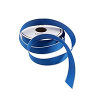 Caspari Blue & Silver Edge Satin Ribbon - Three 24 Ft. Spools
