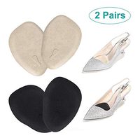 Ball of Foot Cushions High Heels, 2 Pairs Soft Gel Insole Metatarsal Pads Massage Shoe Inserts - Mortons Neuroma Callus Metatarsal Foot Pain Relief Bunion Forefoot Cushioning