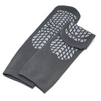 Secure Step Double-Sided Non Slip Comfort Safety Sock - Grey - XLarge (6 Pair) - Men's Size: 8-9 / Women's Size: 9-10