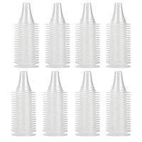 WSERE 300 Pieces Ear Thermometer Covers Disposable Ear Thermometers Probe Covers Earcap Replacement Lens Filters, Soft Clear Digital Thermometers Covers Earmuffs for Hospitals Clinics Home