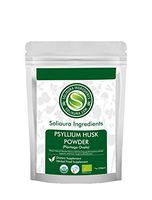 Psyllium Husk Powder | Plantago Ovata | 7 Oz (200 gm) | USDA Organic | Promotes Safe & Natural Laxation - by Soliaura Ingredients