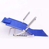 Bed Backrest, Portable 6 Files Folding Adjustable Sit-Up Back Rest， Breathable Fabric Backrest Bed Support for Neck Head and Lumbar Support