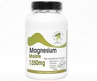 Magnesium Malate 1350mg ~ 200 Capsules - No Additives ~ Naturetition Supplements