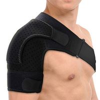Shoulder Brace Adjustable Rotator Cuff Support for Men or Women Sleeve Shoulder Cuff Shoulder Support Brace for Rotator Cuff AC Joint Dislocated Shoulder or Sprains for Right & Left Shoulder