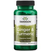 Swanson Full Spectrum Ginger & Turmeric 60 Capsules