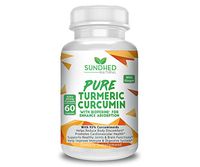 Sundhed Natural Pure Turmeric Curcumin Capsules (60 Caps) - All Natural Turmeric Supplement with 95% Standardized Curcuminoids - Powerful Turmeric Pills, Total Joint Support Turmeric Supplements