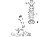 Nissan 56200-ZV65A Absorber Assembly-Shock, Rear