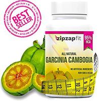 ZipZapFit Pure Garcinia Cambogia Extract - 95% HCA Capsules - Best Natural Weight Loss, Appetite Suppressant & Non-Stimulating Fat Burner - Lose Belly Fat - Non-GMO, Gluten Free - 60 Capsules (1)