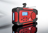 Sharper Image Emergency Solar Hand Crank Radio