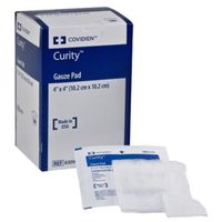 Covidien 6132 Curity Gauze Pads, 3" x 3" Size (Pack of 100)