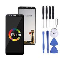 Phone case Phone Cover LCD Screen and Digitizer Full Assembly for Galaxy J4 Core J410F (Black) (Color : Black)