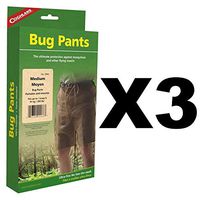 Coghlan's Bug Pants Medium Black Unisex Flame Retardant Mosquito Net (3-Pack)