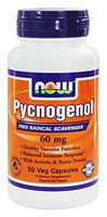 Now Foods Pycnogenol 60 mg, 50 vcaps ( Multi-Pack)