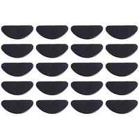Healifty 10 Pairs Eyeglass Nose Pads Stick on Silicone Anti Slip Adhesive Nose Pads for Glasses Eyeglassesand Sunglasses Black