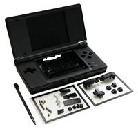 OSTENT Full Repair Parts Replacement Housing Shell Case Kit Compatible for Nintendo DS Lite NDSL Color Black