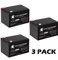 VICI Battery 12V 12AH Compatible Battery for 6-DZM-12 APC Scooter Medical - 3 Pack Brand Product