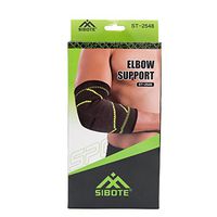 TJ GLOBAL Elbow Compression Sleeve Support and Brace For Tendonitis, Arthritis, Tennis, Golf, Basketball, Sports, Weightlifting, Joint Pain Relief, Injury Recovery-Single Wrap