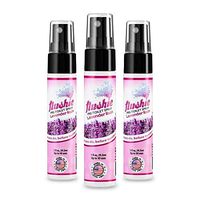 Flushie Pre-Toilet Sprays 1-Ounce Bottle, Lavender Rain Scent, Bathroom Deodorizer, Poop Spray, Perfect for Travel 1oz (3 Pack)