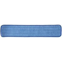 HUBERT Microfiber Wet Mop Head Blue - 24"L x 5"W Set of 3