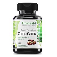 Emerald Labs Camu Camu - Helps Support Body Detox, Strengthens Immune System, Supports Anti-Aging, Plant Source Vitamin C - 60 Vegetable Capsules