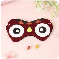 Cute Funny Owl Emoji Carton Animal Sleeping mask Soft Lightweight Comfortable Breathable Eye Shade Good Sleeping Eye Patch Travel nap Sleeping blinder Sleep Masks(Carton Owl)