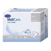 MoliCare Premium Slip Briefs, Extra Plus, X-Small, Pack/30