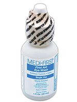 Medique MP198-28 Medi-First Eye Irrigation Solution, Sterile Solution , 1 oz, Clear